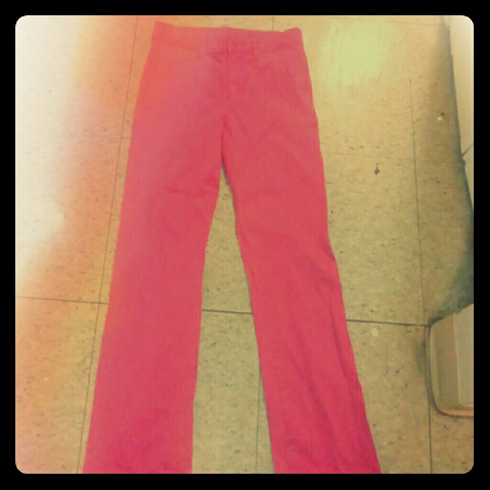 Pink pair of jeans